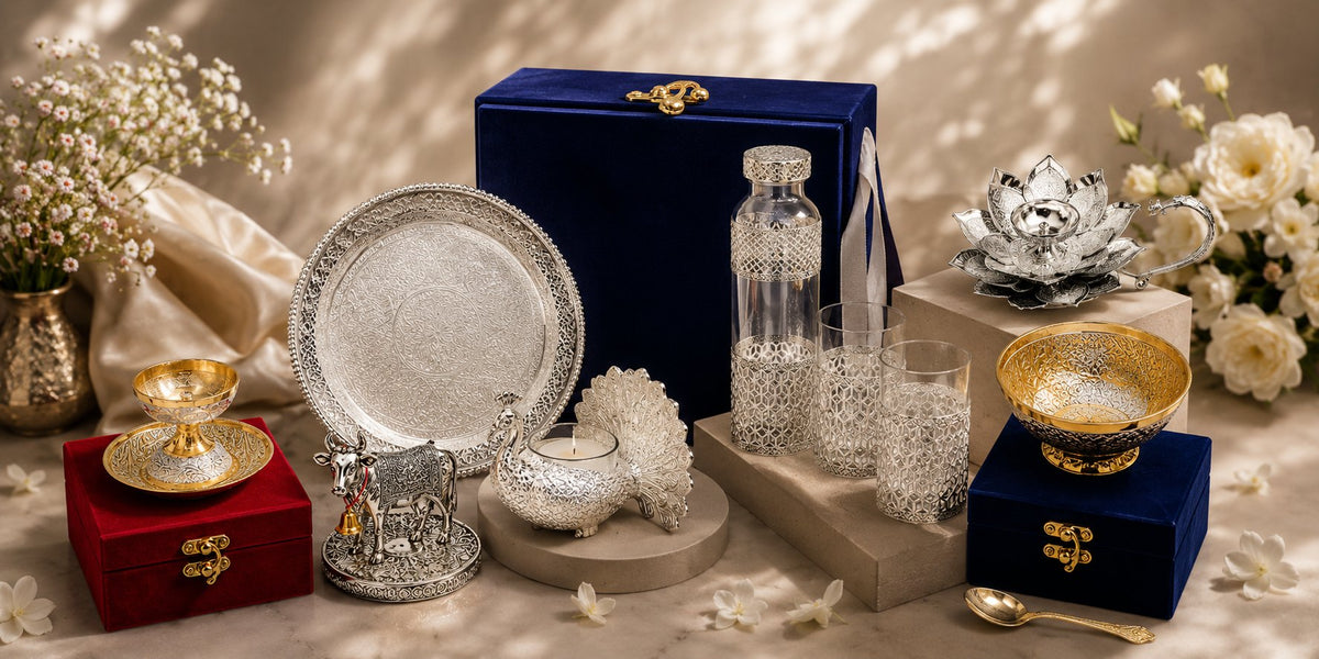 Hand-finished German Silver pieces