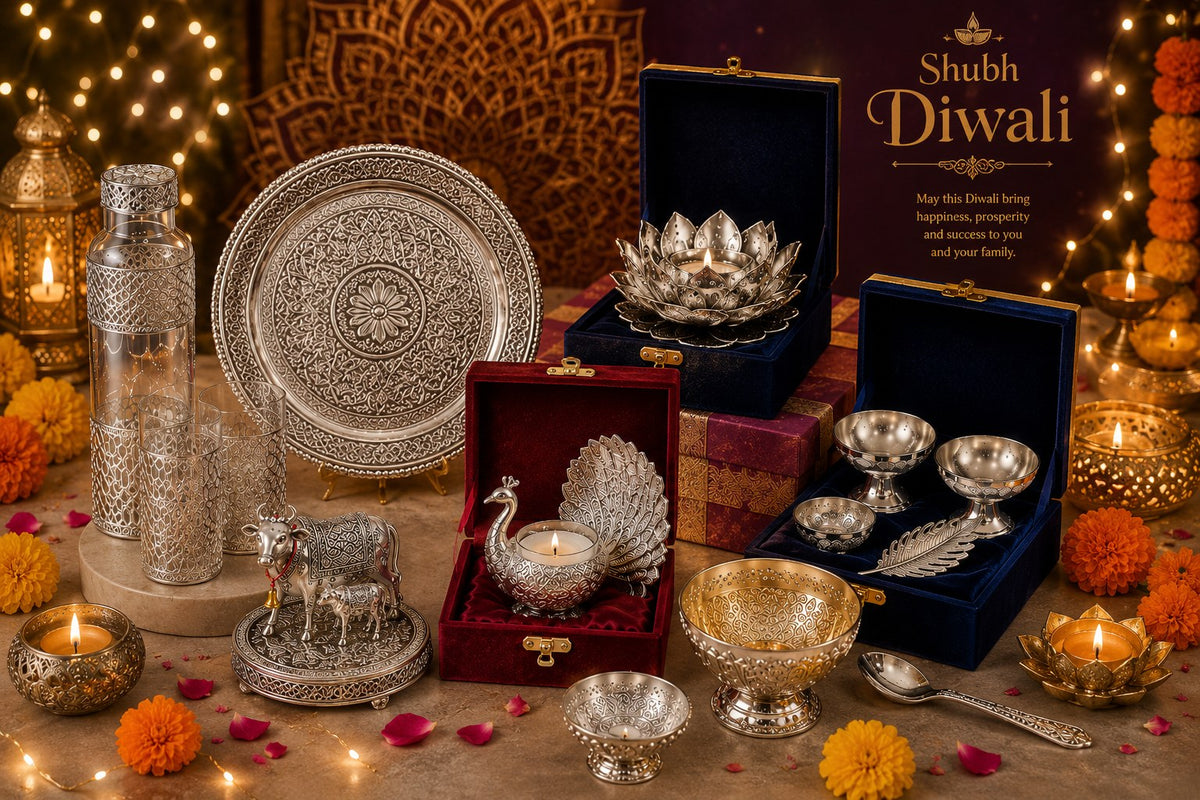 Diwali gifting in German Silver