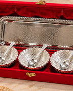 Dry Fruit Bowl Set with Tray — 7 Piece