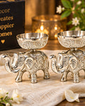 Elephant Diyas — Set of 2