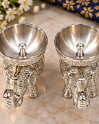 Elephant Diyas — Set of 2
