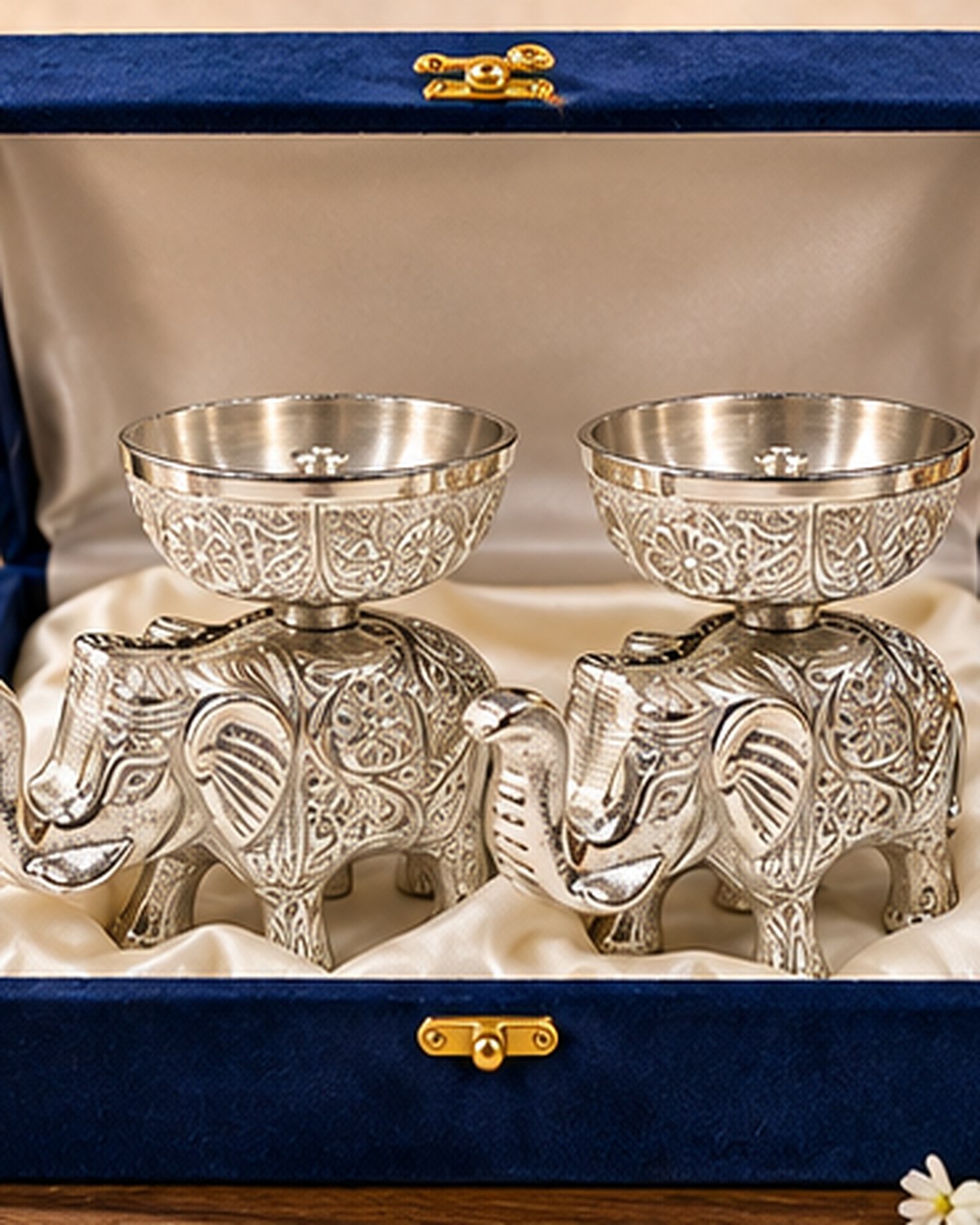 Elephant Diyas — Set of 2