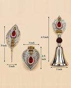 Size chart: bell 6.5 by 2 inches, daani 3 by 2.5 inches, pin 5 by 2 inches