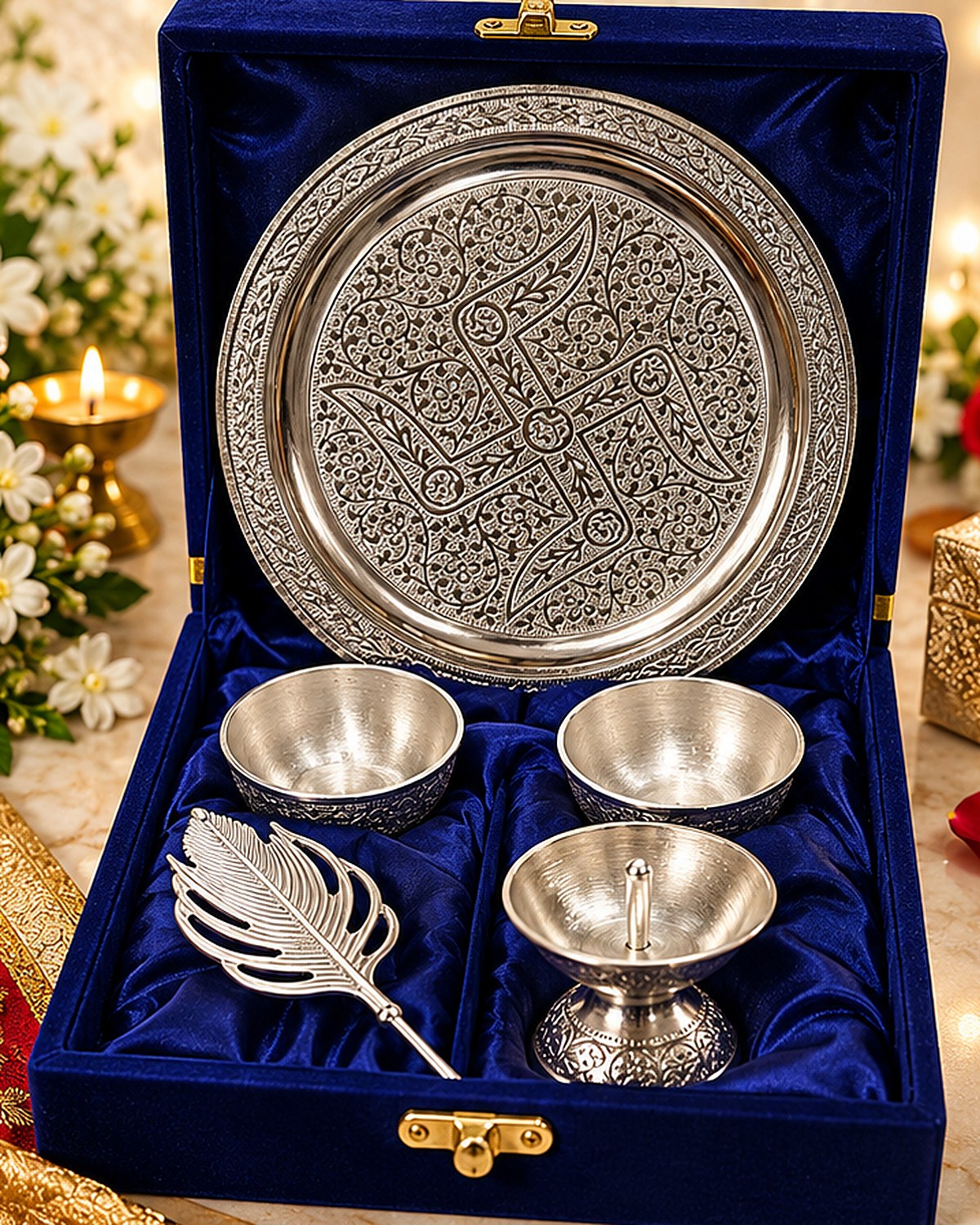 Aarti Thali Set — 5 Piece