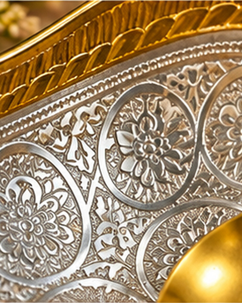 Twin Bowl Set, Gold Polish — 6.5 Inch